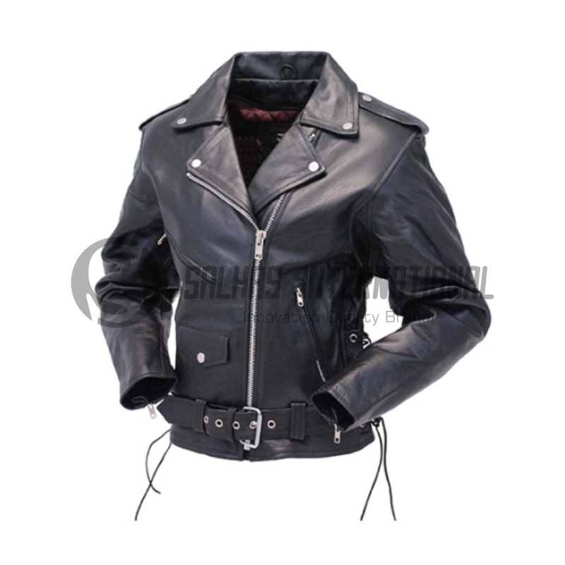 Motorbike Leather Jackets Ladies