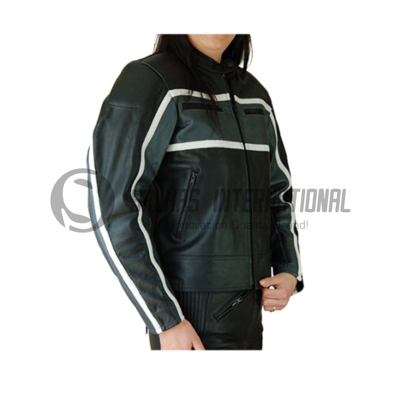 Motorbike Leather Jackets Ladies