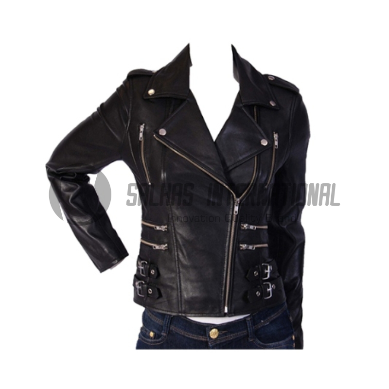 Motorbike Leather Jackets Ladies